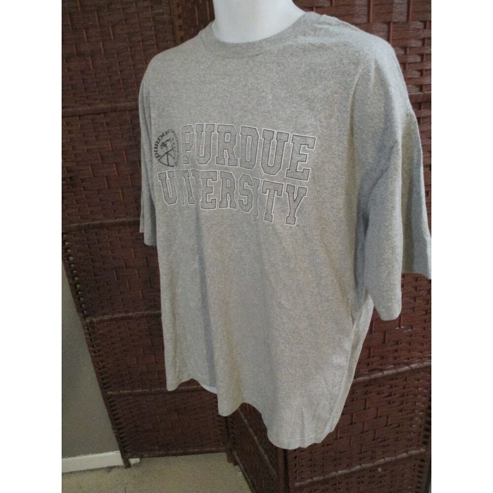 Vintage University Of Purdue T Shirt Single Stich Thick XXL The Cotton Exchange